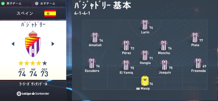 fifa23 real squad